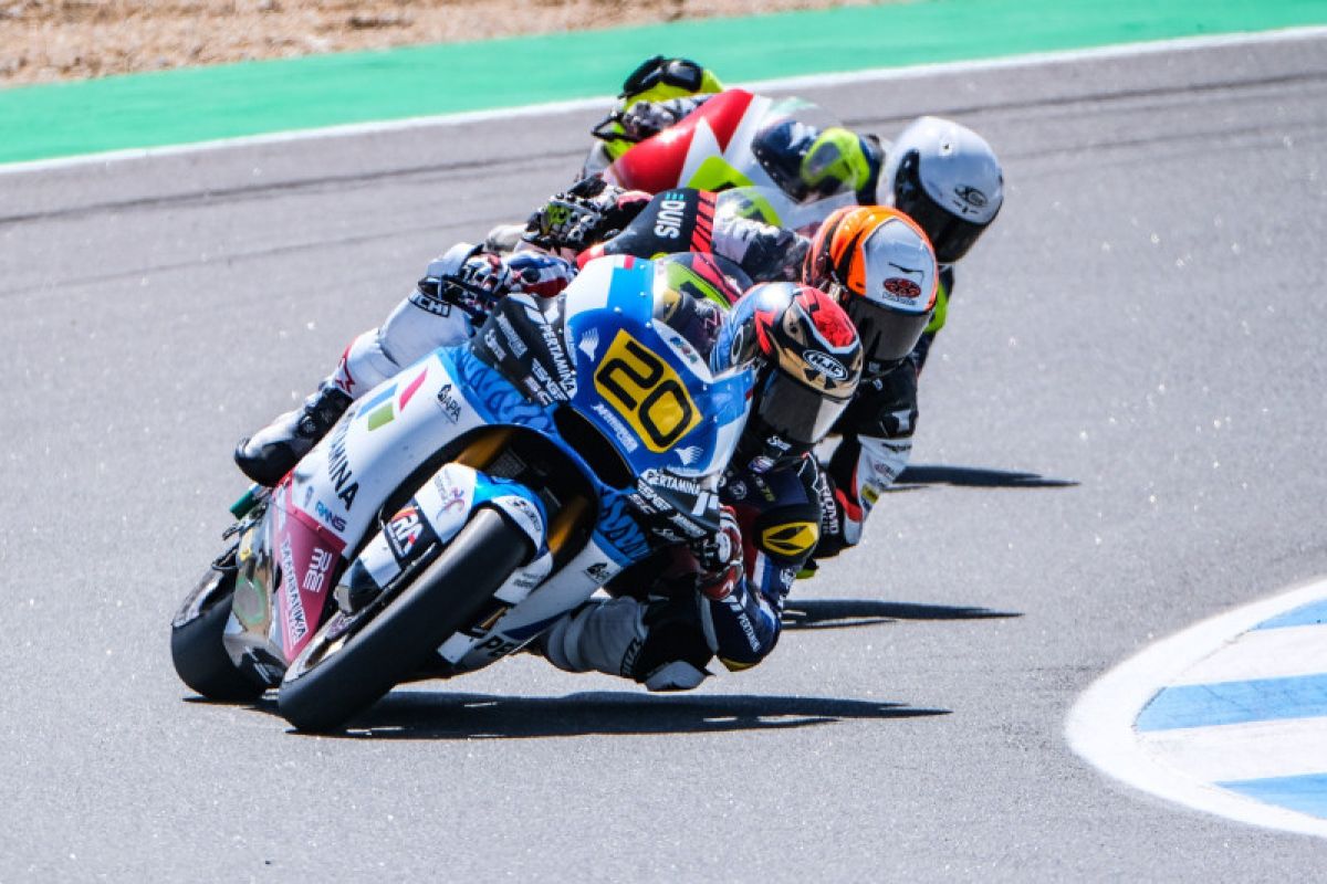 Dimas Ekky raih hasil positif di seri pembuka FIM CEV Moto2