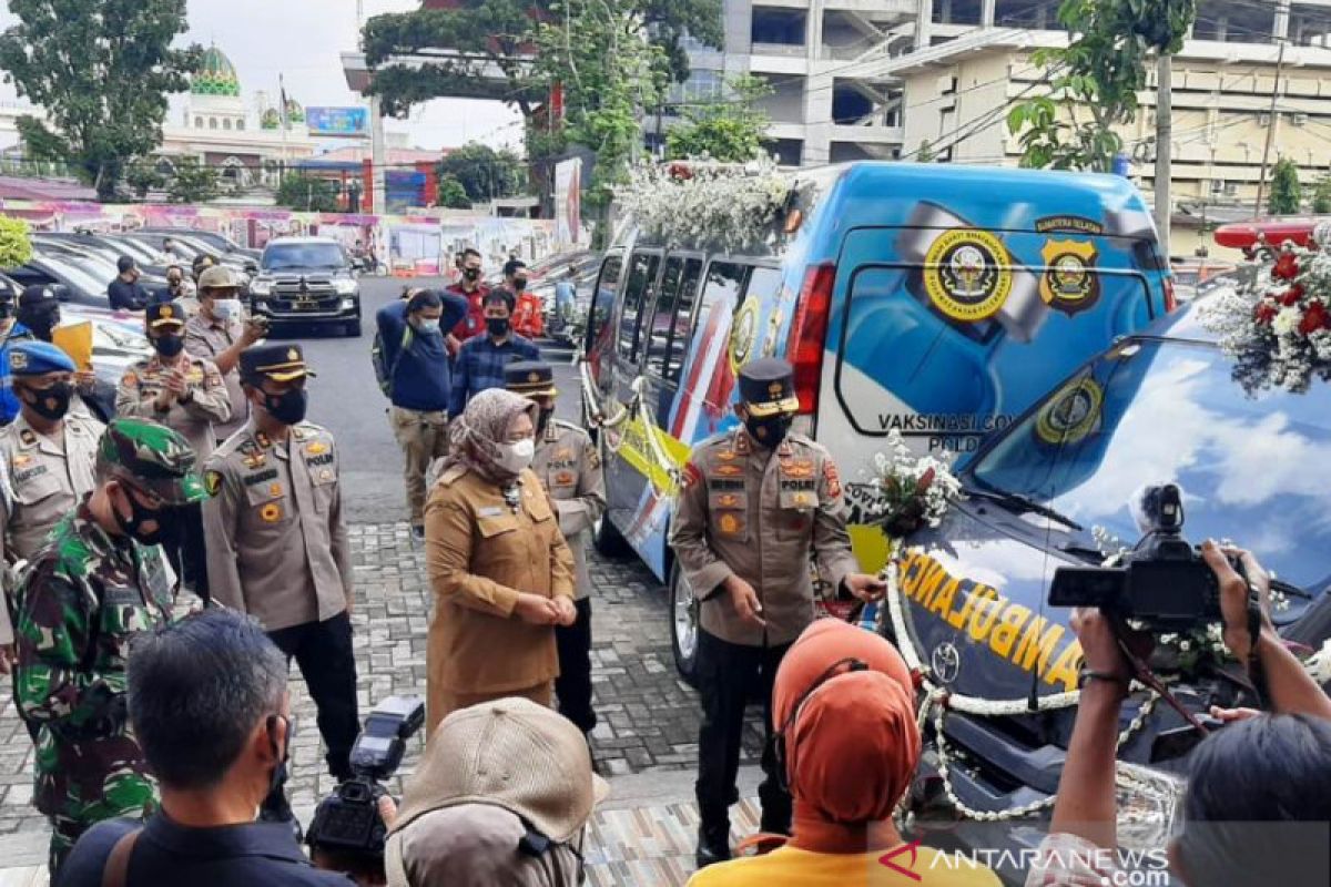 RS Bhayangkara Palembang luncurkan 'mobile vaksinasi' COVID-19