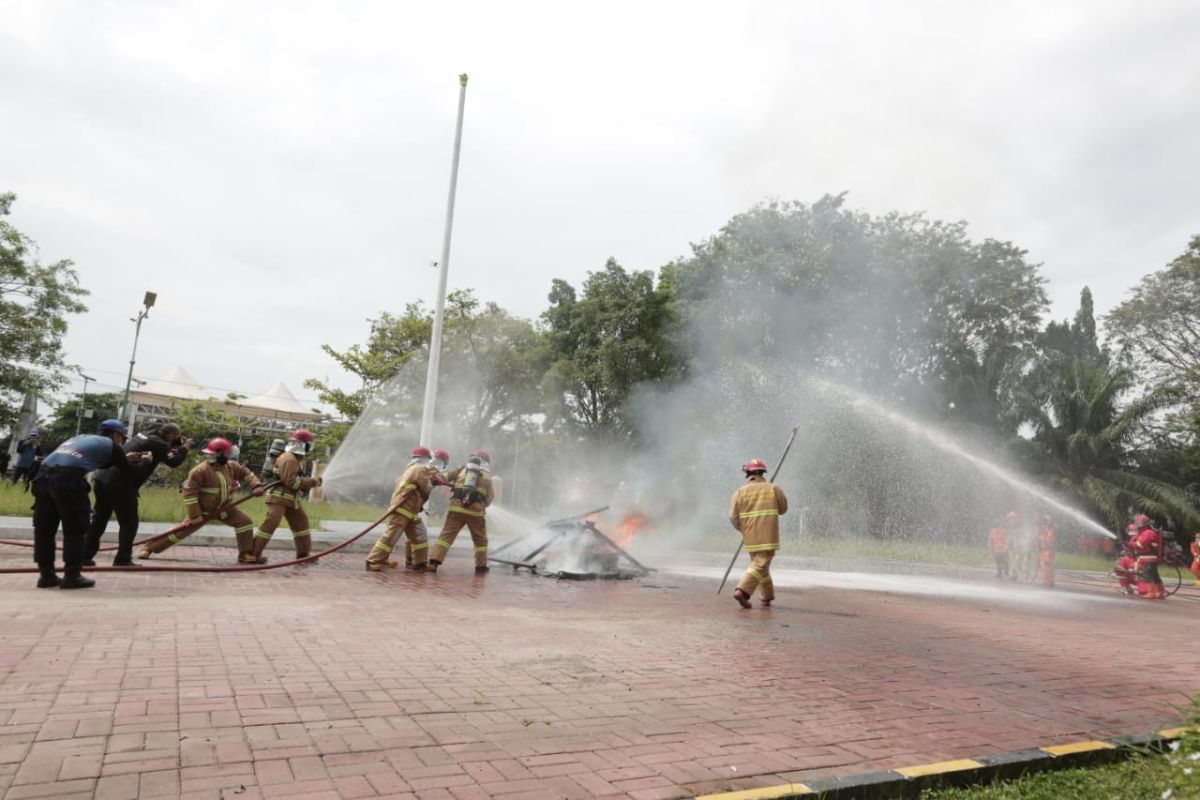 Kalsel lakukan simulasi evakuasi siaga bencana kebakaran