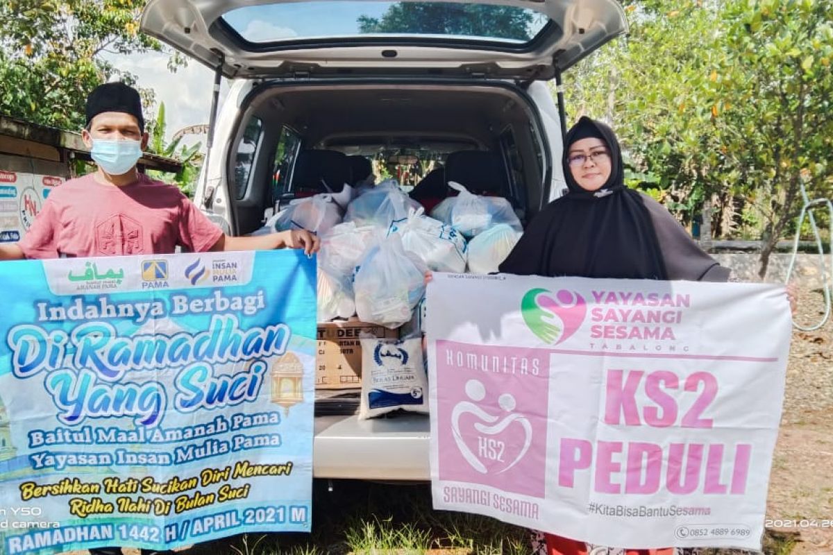 KS2 dan Yayasan Pama sambangi para Dhuafa