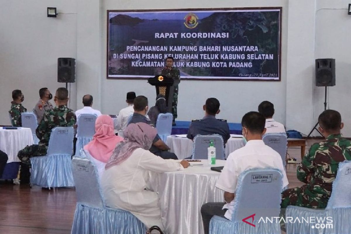 Lantamal II Padang siapkan "Kampung Bahari Nusantara" gerakkan ekonomi masyarakat pesisir