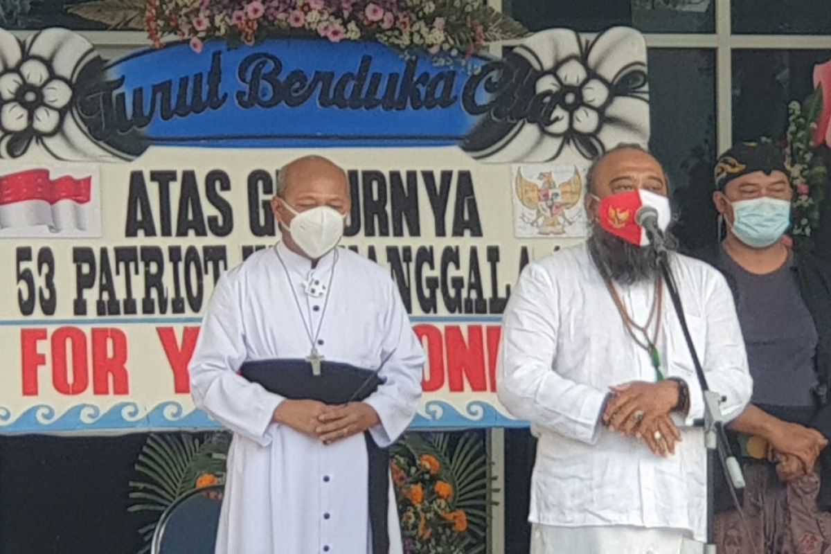Warga Yogyakarta gelar doa bersama untuk awak KRI Nanggala-402