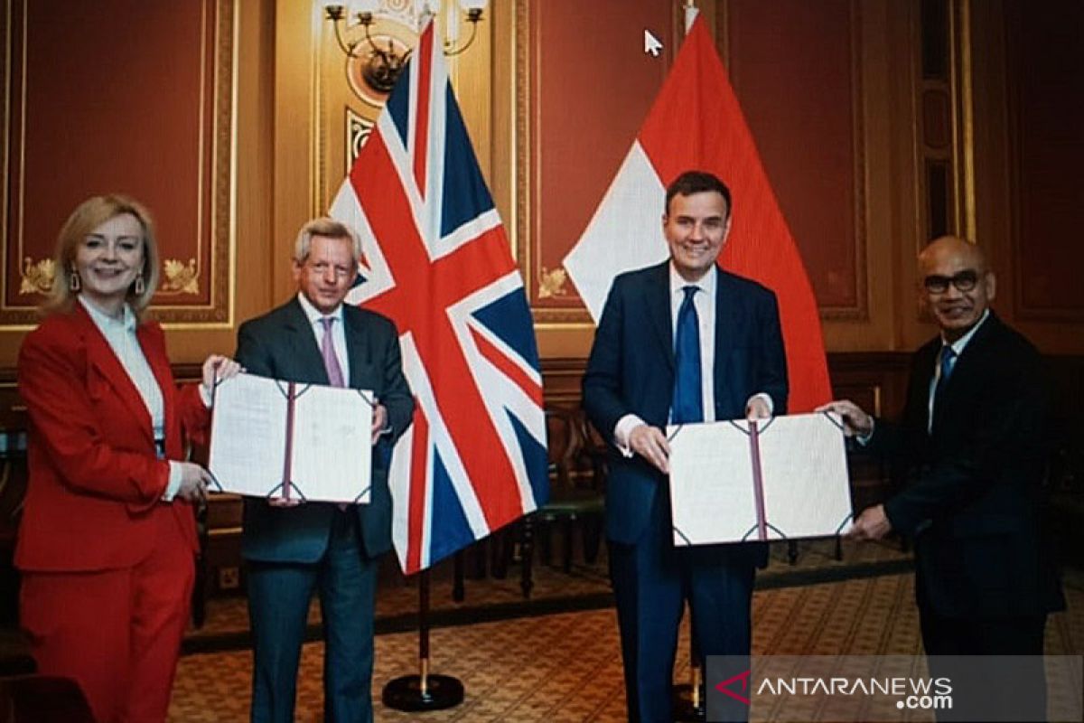 Indonesia, Inggris sepakati MoU tingkatkan perdagangan bilateral