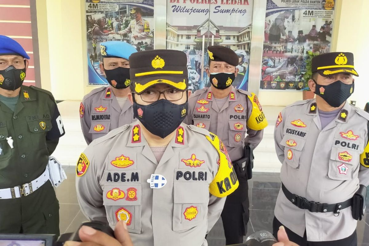 Polres Lebak gelar apel kebangsaan tiga pilar cegah tindak terorisme