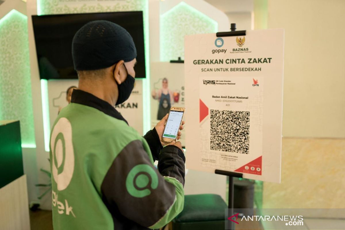 BAZNAS-GoPay targetkan 30 persen donasi Gerakan Cinta Zakat dari transaksi digital