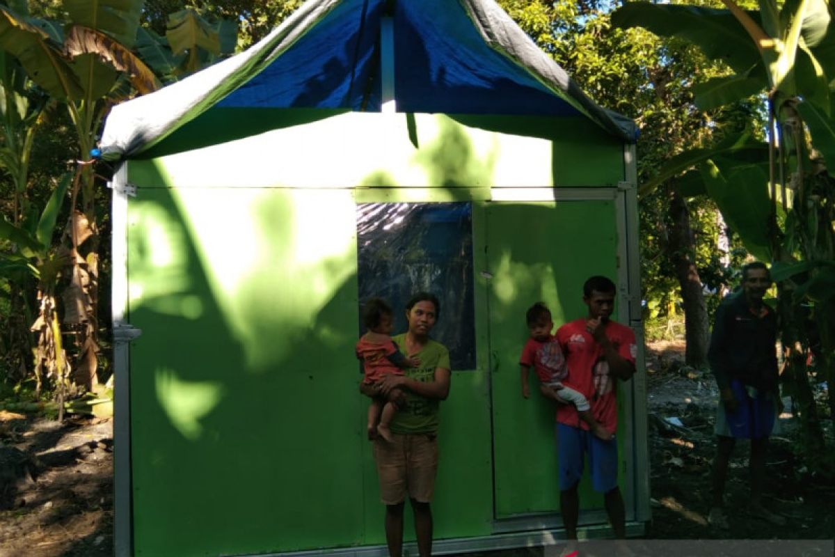 YWBS bangun huntara bagi korban siklon seroja di NTT