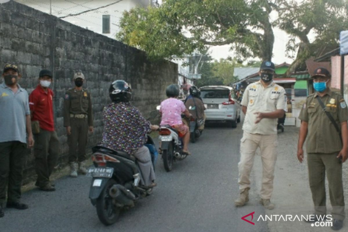 Pemkab terapkan satu pintu masuk pengunjung Pasar Mentok