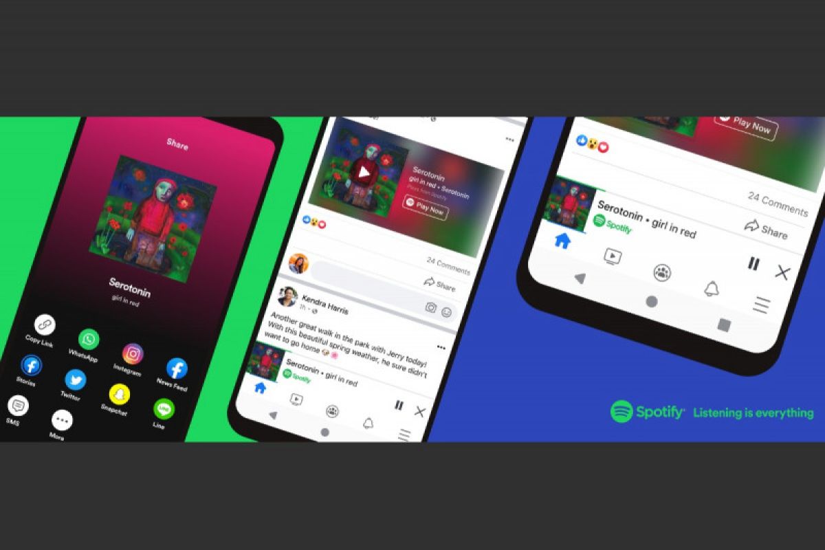 Spotify hadirkan fitur integrasi podcast ke Facebook di Indonesia