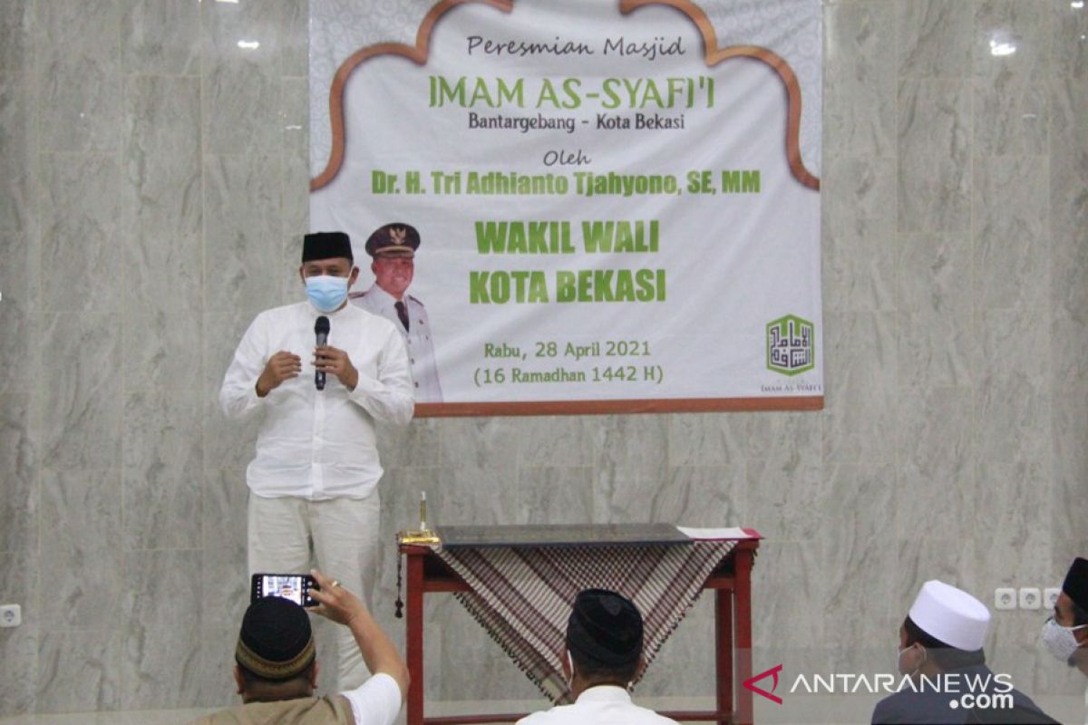 Wakil Wali Kota Bekasi resmikan Masjid Imam Syafii Bantargebang