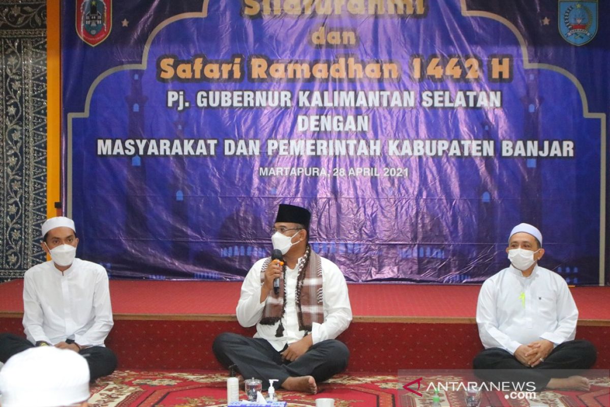 Bupati sambut Pj Gubernur Kalsel safari Ramadhan