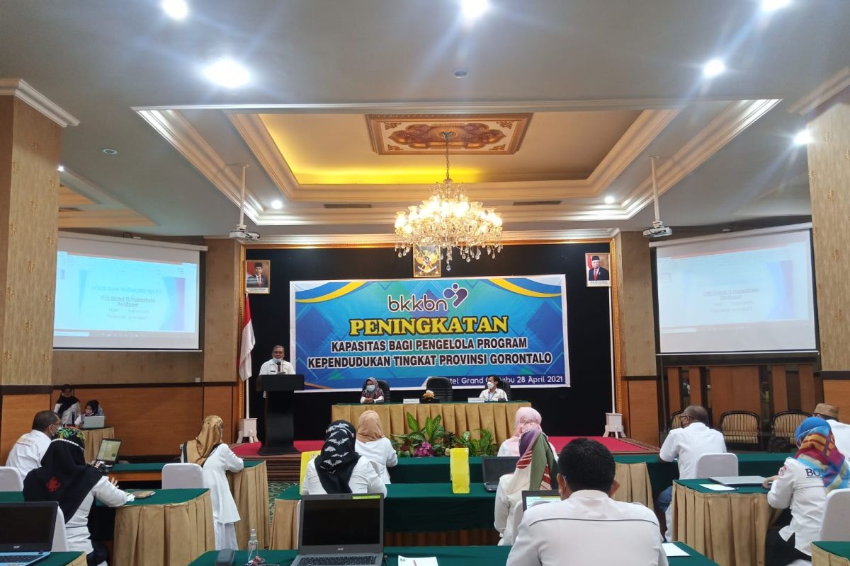 BKKBN Gorontalo tingkatkan kapasitas pengelolaan program kependudukan.