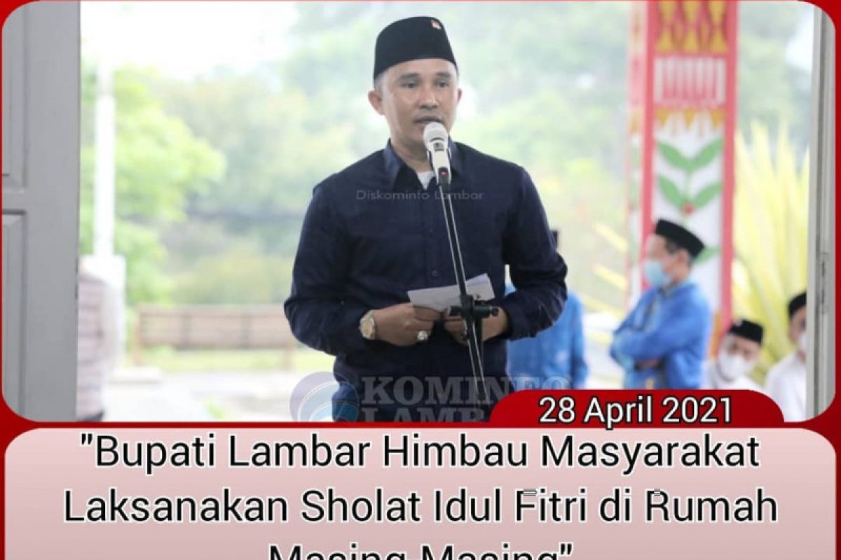 Bupati Lampung Barat imbau warga laksanakan Shalat Idul Fitri di rumah