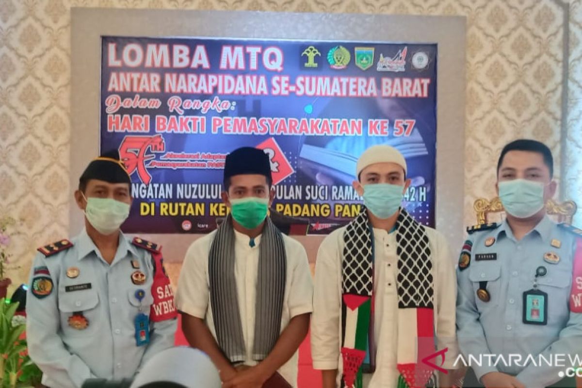 Andri Satria Elfino dan Muhammad Okta Verdian, WBP binaan Rutan II B Maninjau ikuti MTQ di Padang Panjang