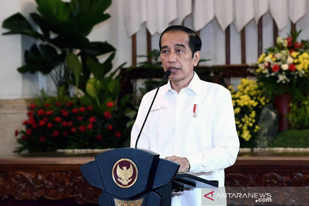 Presiden Jokowi: Anggaran pemerintah harus dapat mendorong belanja masyarakat