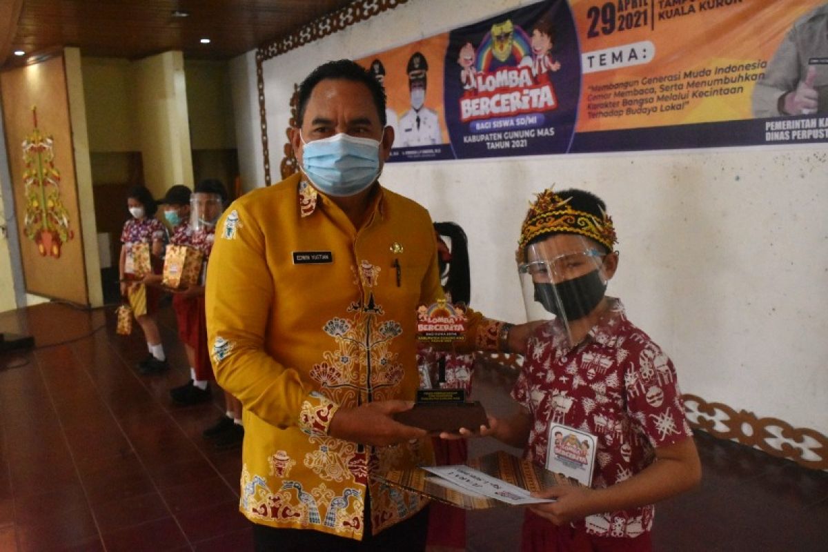 Lomba bercerita diharap bisa tumbuhkan minat baca anak-anak Gumas