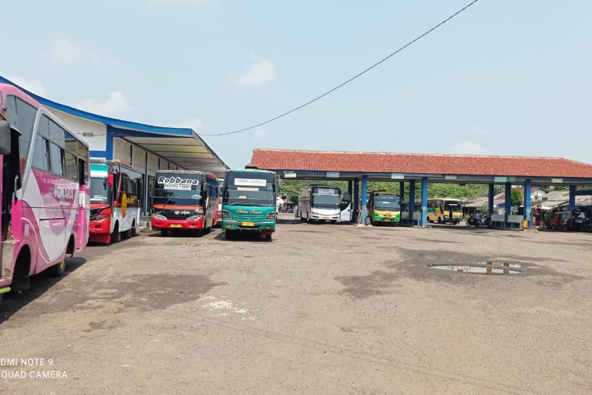 Terminal Bus Mandala Rangkasbitung Lebak tutup 6-17 Mei 2021