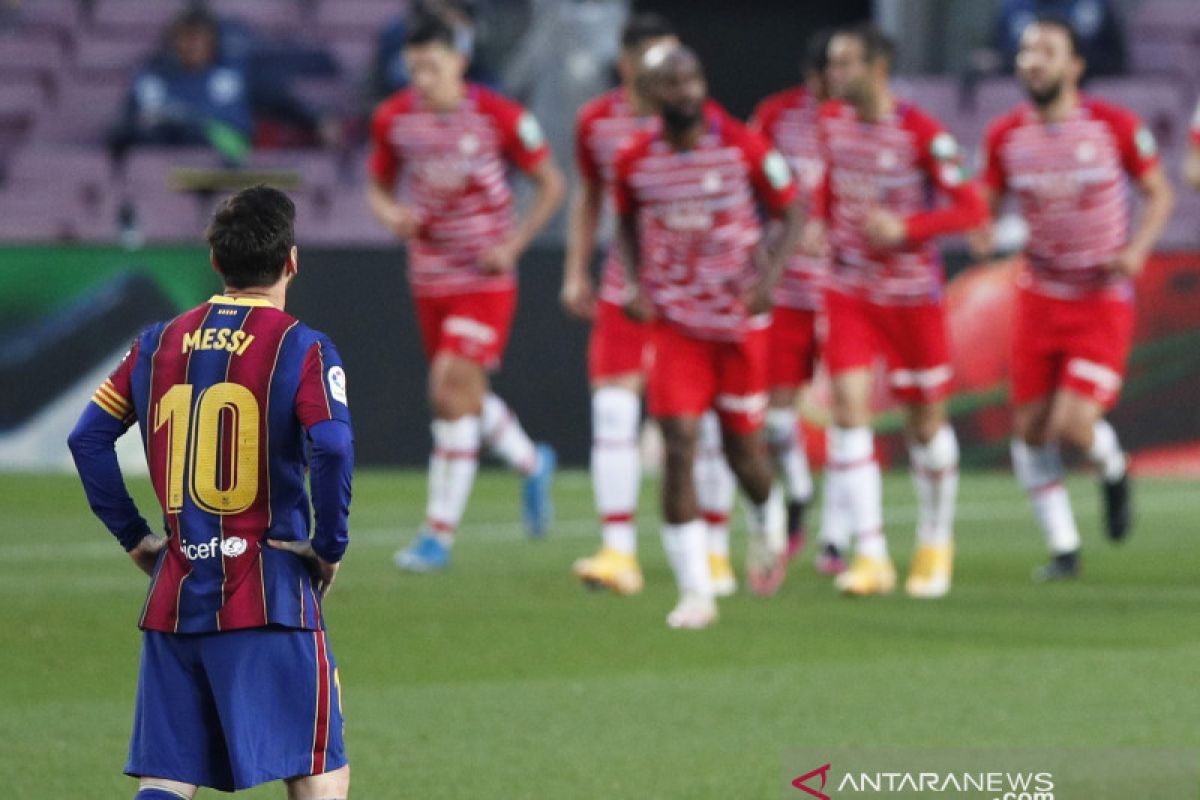 Barca buang peluang ke puncak setelah ditumbangkan Granada