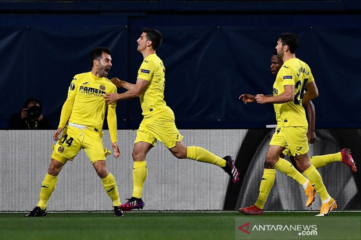 Villarreal-nya Unai Emery menangi leg pertama kontra Arsenal dengan skor 2-1