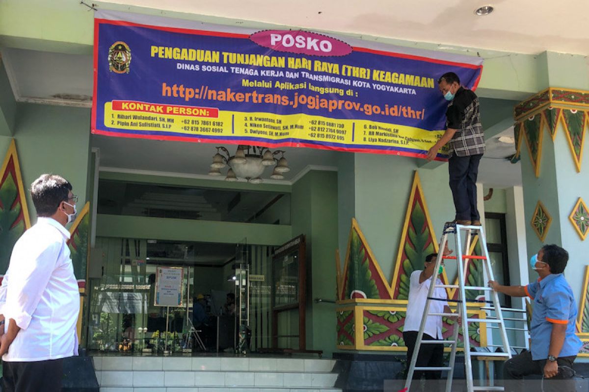 Posko THR Yogyakarta menuntaskan satu kasus keterlambatan pembayaran THR