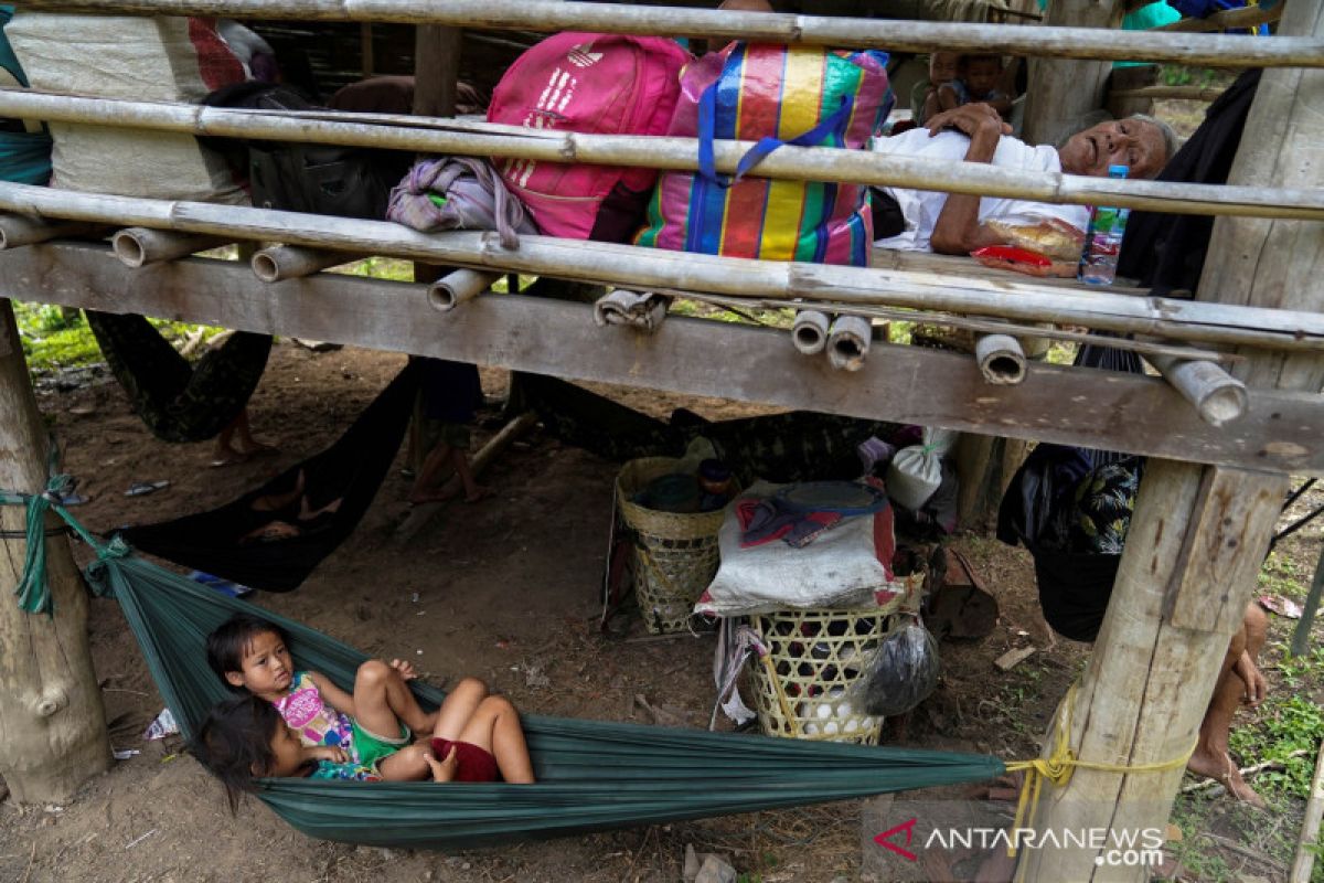 Pengungsi akibat bentrokan di Myanmar keluhkan keterbatasan logistik