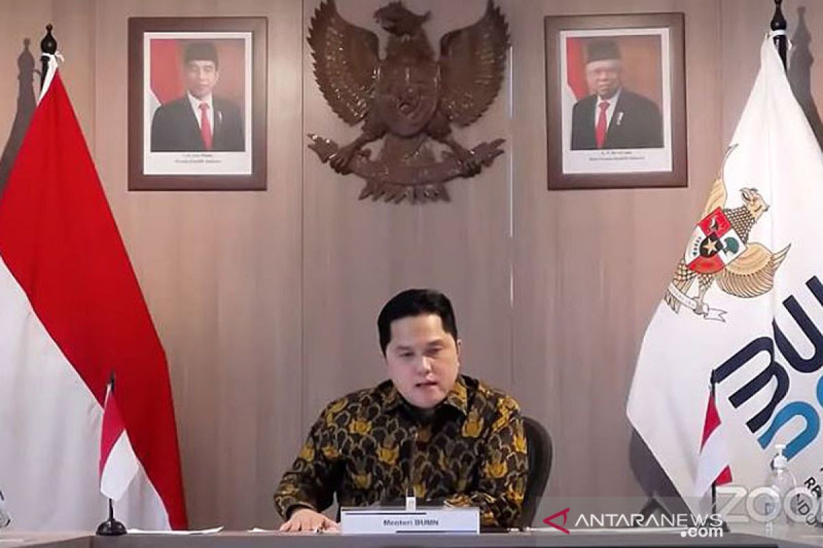 Menteri Erick Thohir pastikan tujuh BUMN dibubarkan pada 2021