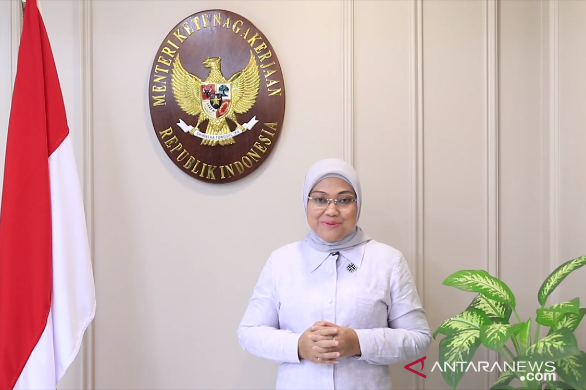 Menaker Ida Fauziyah harapkan peringatan Hari Buruh 2021 diisi kegiatan positif