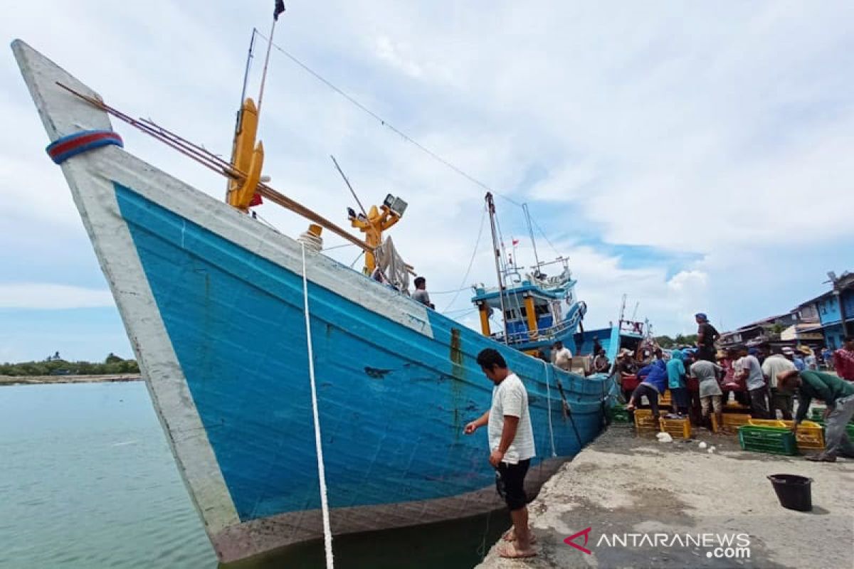 Ratusan kapal nelayan Aceh Timur tidak melaut karena cuaca buruk