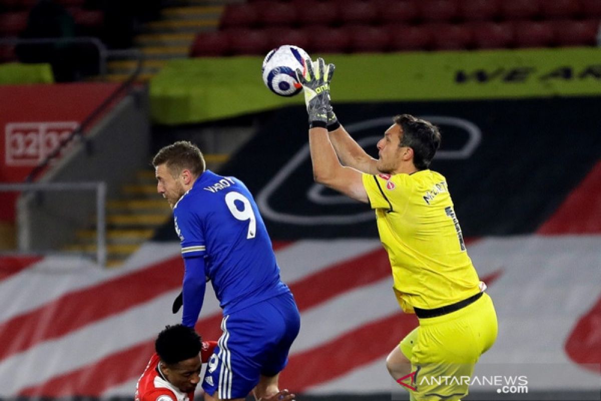 Liga Inggris - Leicester berbagi poin dengan Southampton