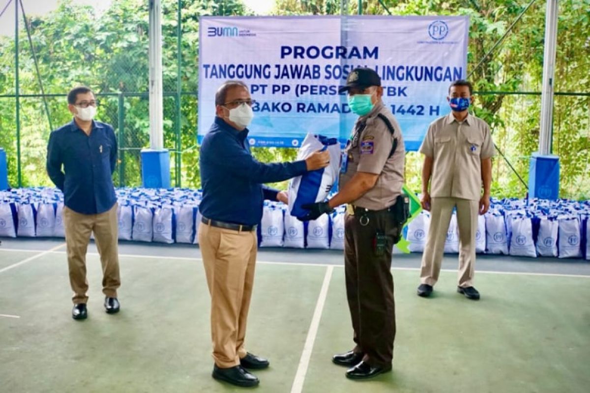 PP bagikan kebutuhan pokok saat Ramadhan