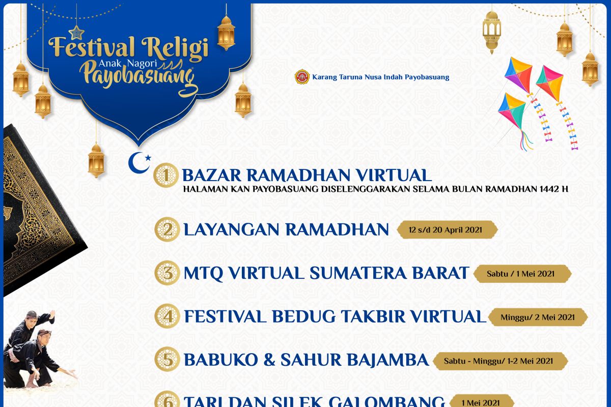 Karang Taruna di Payobasuang gelar Festival Religi Anak Nagari