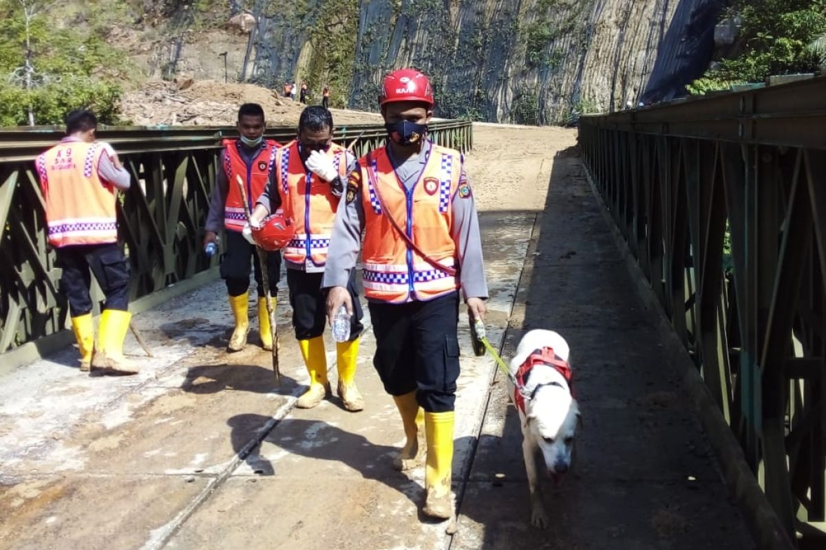 Pencarian korban longsor Batang Toru libatkan anjing pelacak