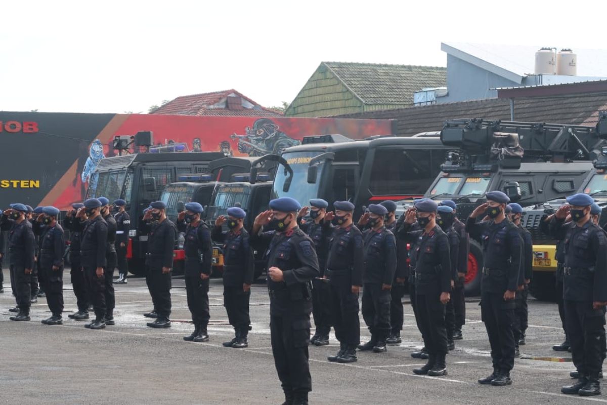 Brimob Polda Lampung siap amankan Hari Buruh