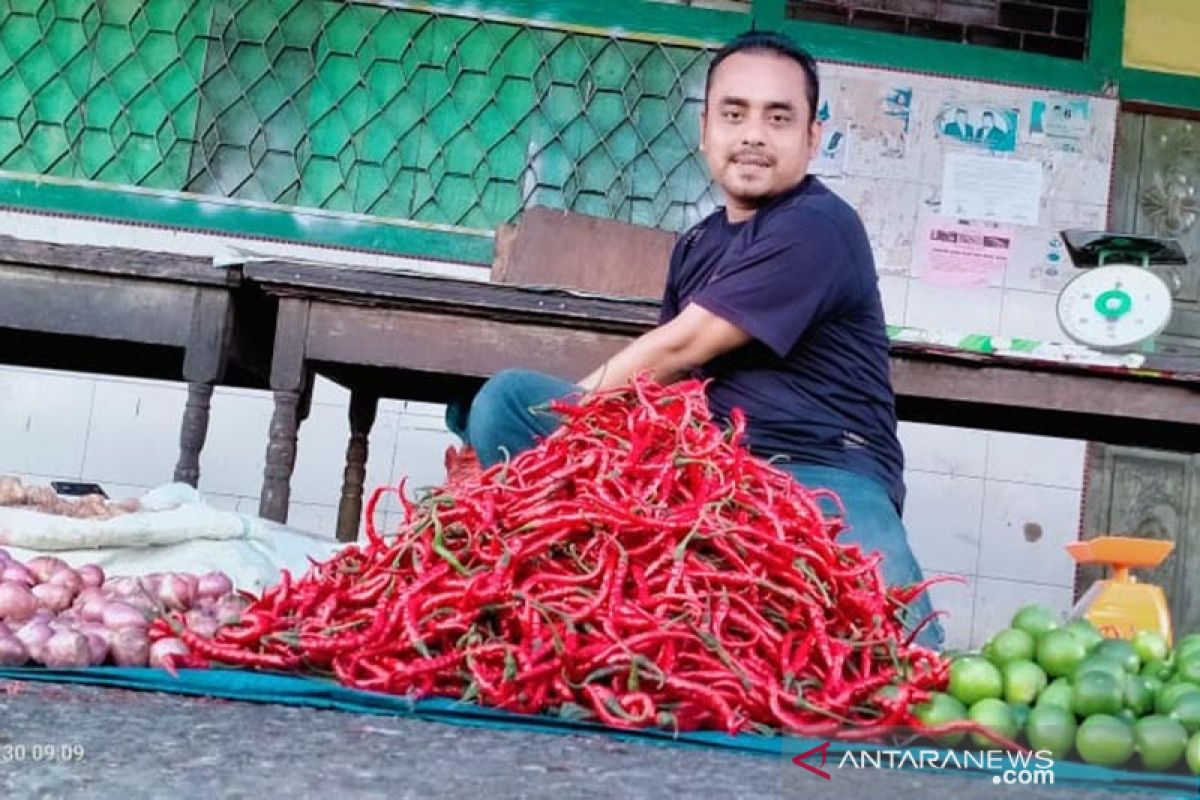 Harga cabai merah di Aceh Barat Daya turun