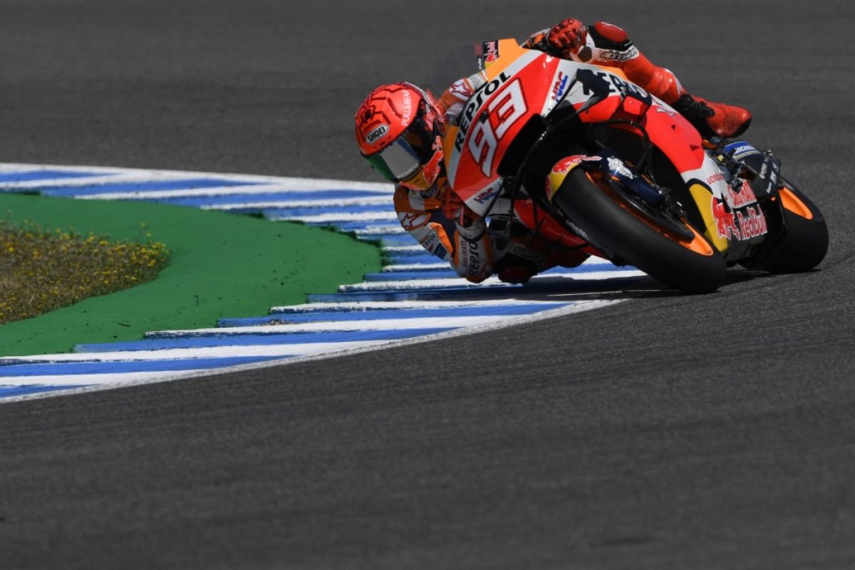 Marquez merasa air fence menyelamatkannya saat kecelakaan di Grand Prix Spanyol