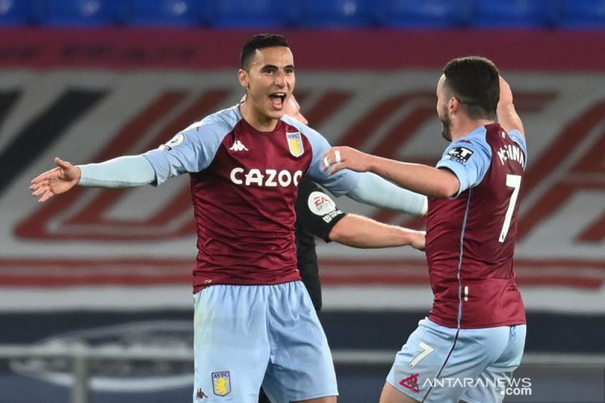 Liga Inggris, Aston Villa pecundangi Everton di Goodison Park