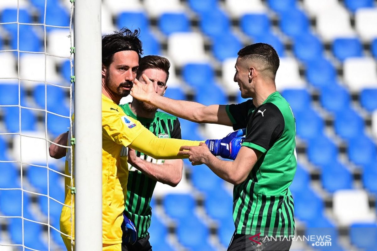 Liga Italia, Atalanta diimbangi Sassuolo, Inter resmi scudetto