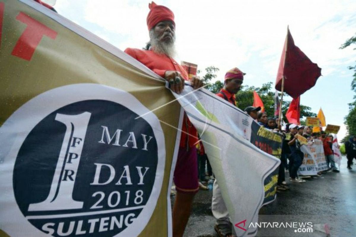Pemprov Sulteng diminta perjuangkan buruh agar dapat perlindungan kerja