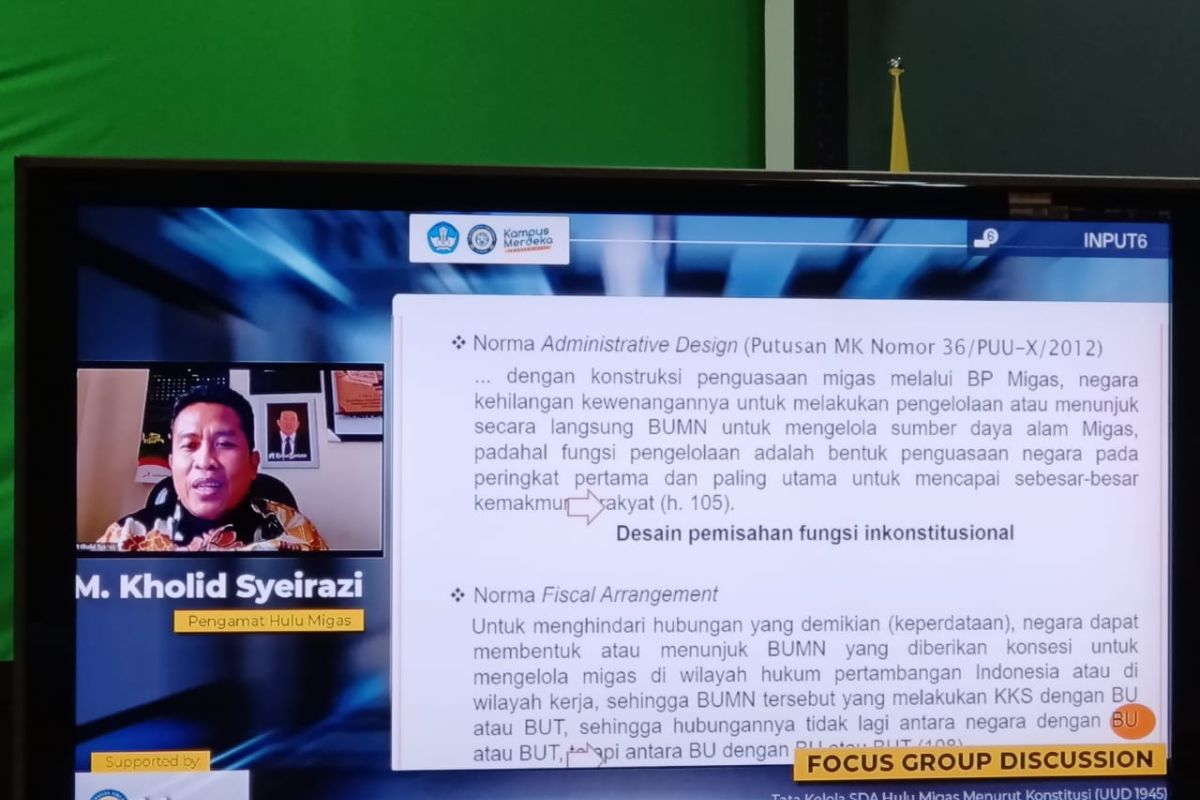 Revisi UU Migas harus segera tuntas, guna kepastian  investasi hulu