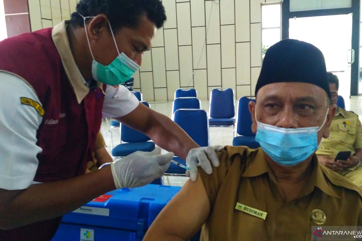 Sudah sebanyak 3.136 orang warga Solok Selatan disuntik vaksin COVID-19