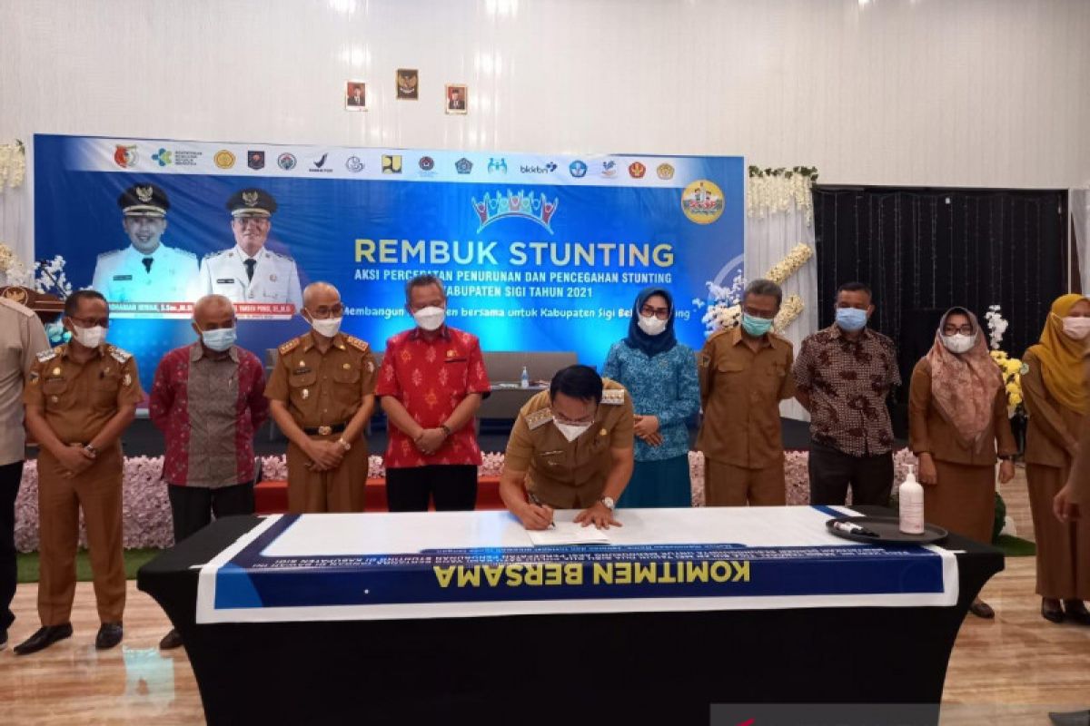 Pemkab Sigi  tetapkan 25 desa sebagai lokasi fokus pencegahan stunting