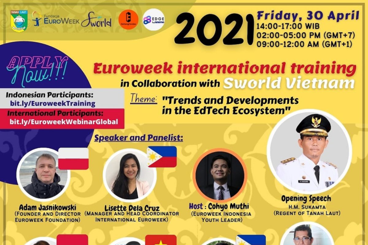 Euroweek-Dispusip Tala gelar webinar internasional