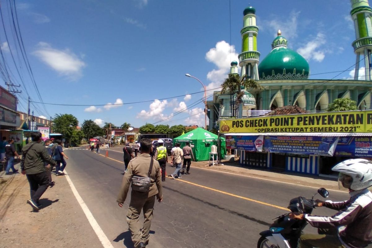 Empat titik penyekatan larangan mudik di Banyuwangi