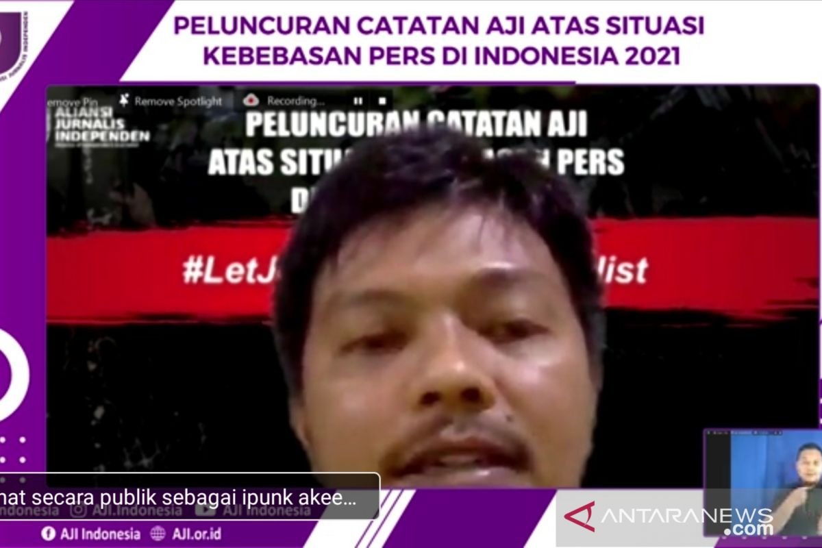 AJI sebut kekerasan terhadap jurnalis meningkat hingga 90 kasus dalam setahun