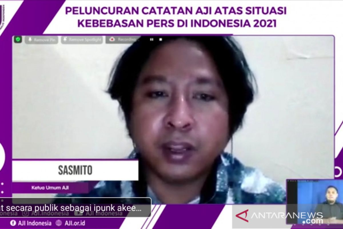 AJI  sebut pelaku kekerasan terhadap jurnalis paling banyak adalah Polri