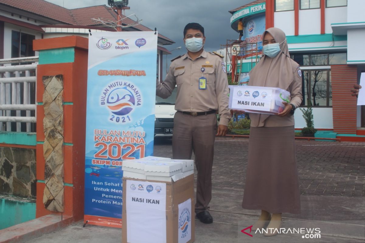 SKIPM Gorontalo gelar bakti sosial Bulan Mutu Karantina