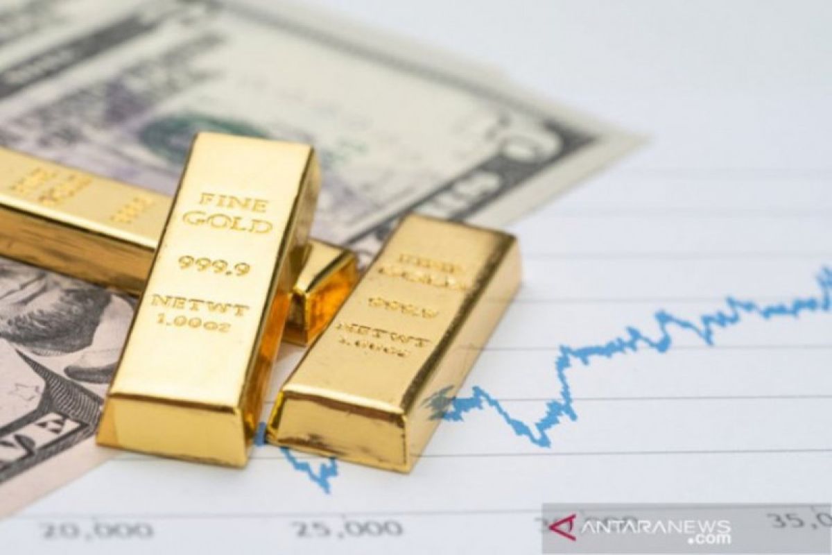 Harga emas naik 23,3 dolar, terkerek nada "dovish" bank-bank sentral