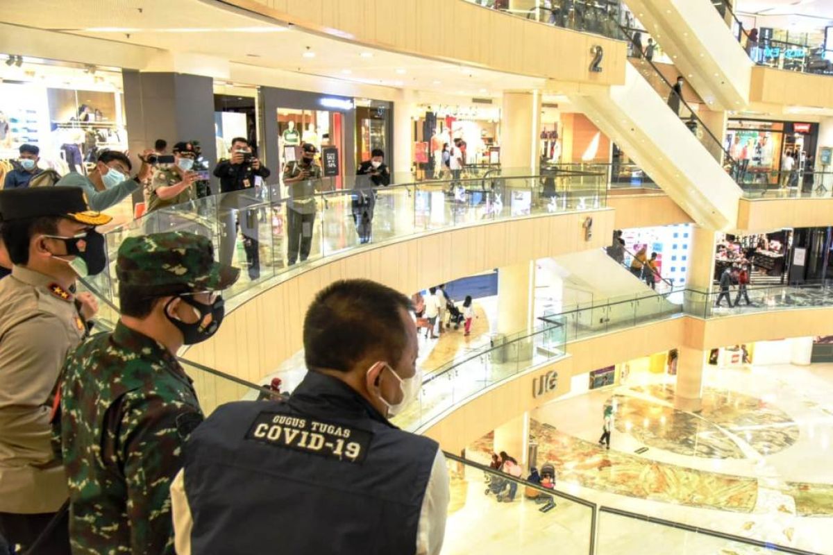 Pejabat Forkopimda Jatim tinjau penerapan prokes di Tunjungan Plaza Surabaya