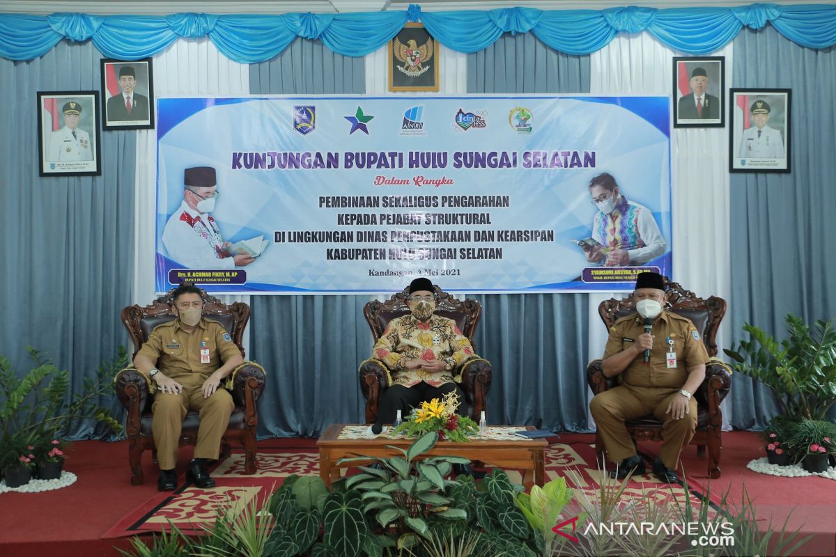 Bupati apresiasi progress Disperpursip HSS dari target RPJMD