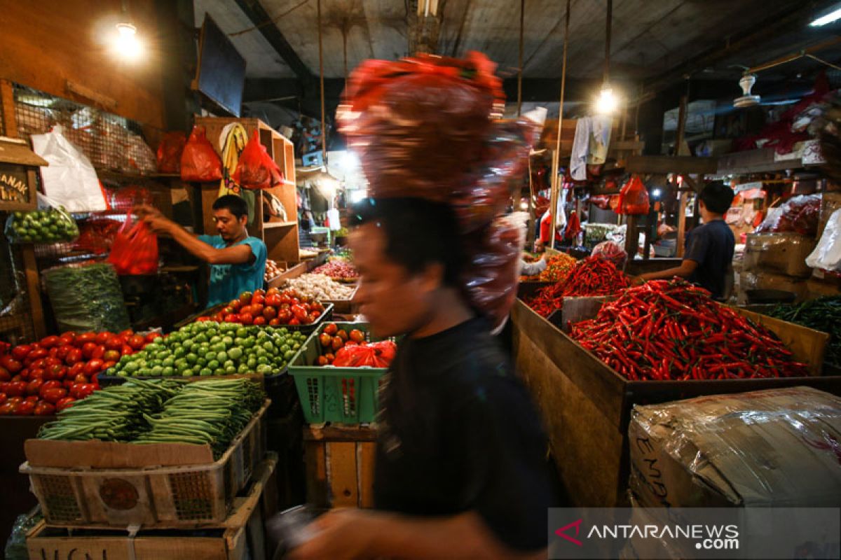 PPKM hari pertama, harga pangan di DKI cenderung stabil