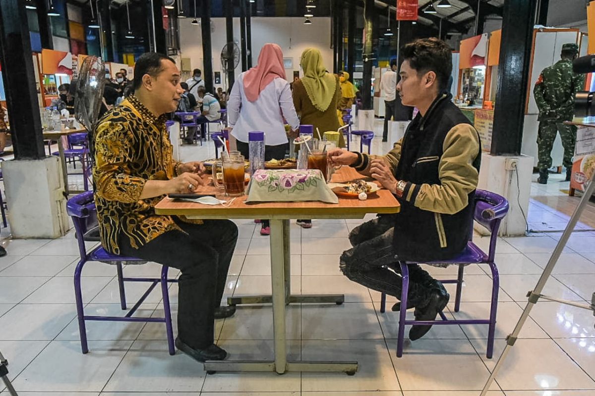 Wali Kota Eri promosikan sentra wisata kuliner Surabaya ke pengusaha muda